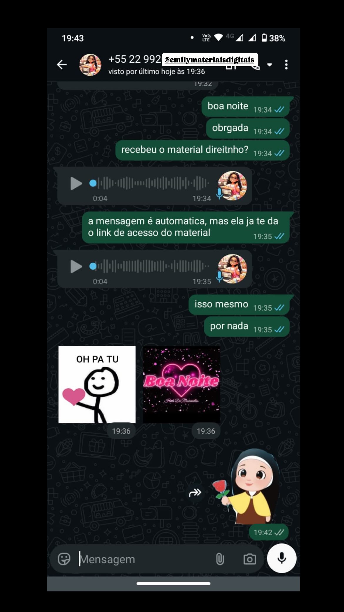 Depoimento de cliente 2