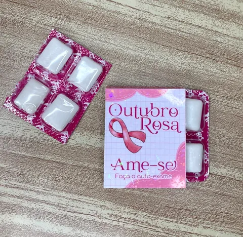 Modelo de lembrancinha 1 do pack Outubro Rosa