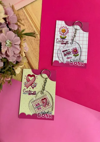 Modelo de lembrancinha 6 do pack Outubro Rosa