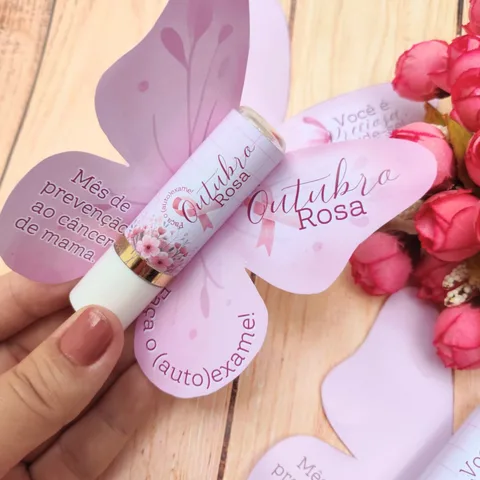 Modelo de lembrancinha 18 do pack Outubro Rosa