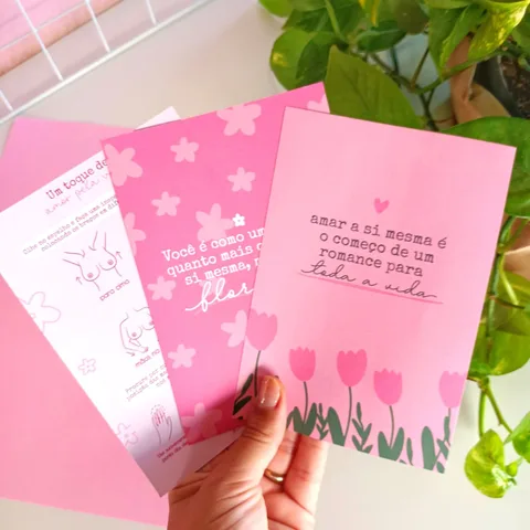 Modelo de lembrancinha 24 do pack Outubro Rosa